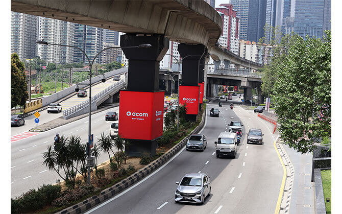 Outdoor Billboard at ACOM(M) SDN.BHD.